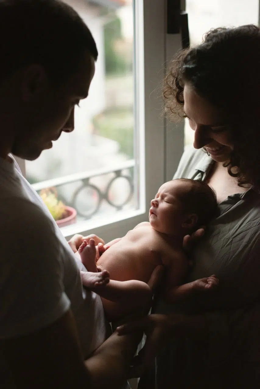 Sesión de recién nacido en casa